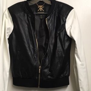 Kardashian Kollection Faux Leather Jacket